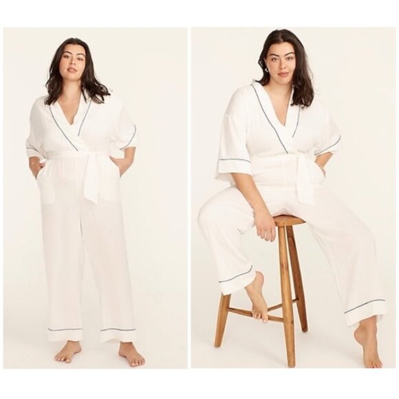 NWT J. Crew Easy-luxe eco jumpsuit in budding floral Womens Medium - Picture 2 of 12